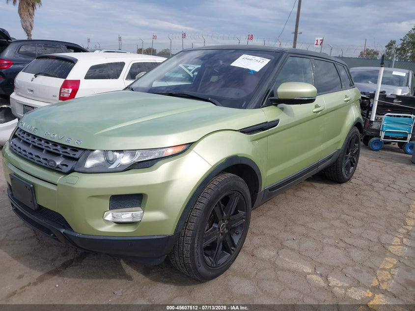 2012 Land rover Range rover evoque VIN SALVP2BG2CH669523 IAAI salvage auction — REAR END, Salvage (California), sold $2,375 on 2026-07-22 (photo 2)