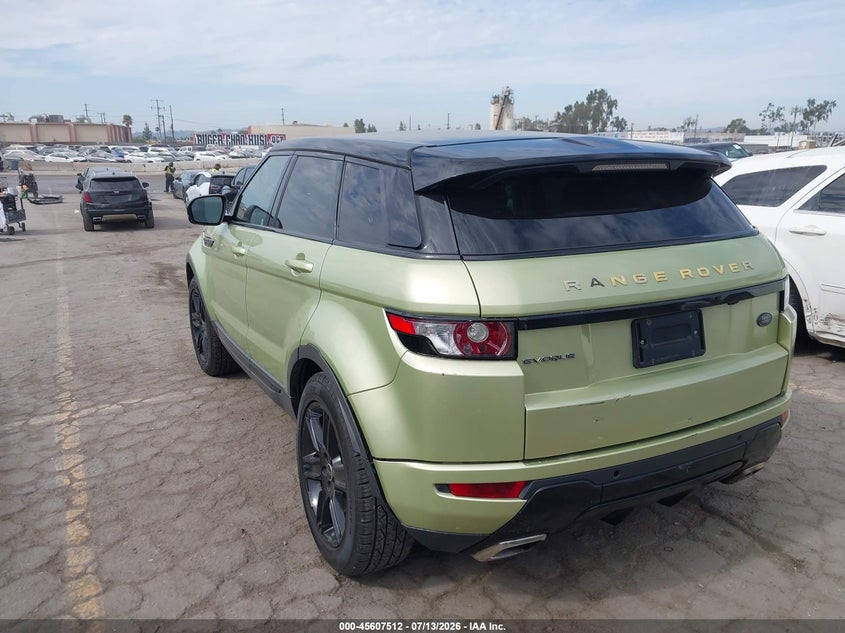 2012 Land rover Range rover evoque VIN SALVP2BG2CH669523 IAAI salvage auction — REAR END, Salvage (California), sold $2,375 on 2026-07-22 (photo 3)