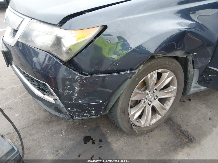 2012 Acura Mdx VIN 2HNYD2H80CH508038 IAAI salvage auction — LEFT FRONT, Wait Title, sold $1,650 on 2026-09-11 (photo 6)