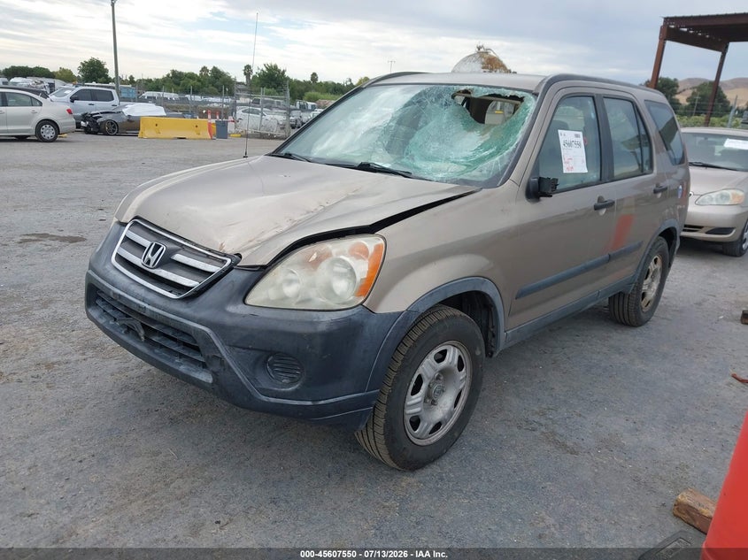 2005 Honda Cr-v VIN JHLRD78575C065179 IAAI salvage auction — FRONT END, Salvage (California), sold $675 on 2026-07-24 (photo 2)