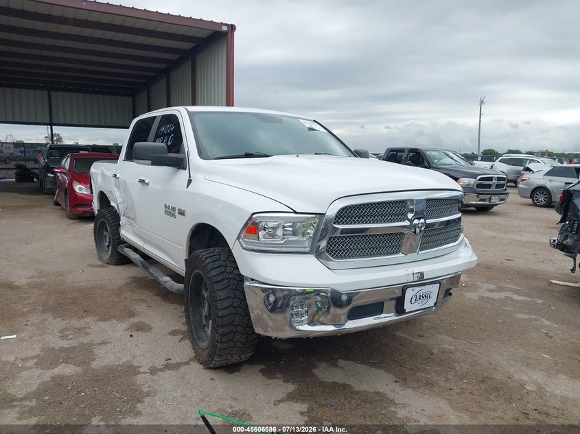2017 Ram 1500 VIN 1C6RR7LT3HS613118 IAAI salvage auction — FRONT END, Original (Texas), sold $4,500 on 2026-10-12 (photo 1)