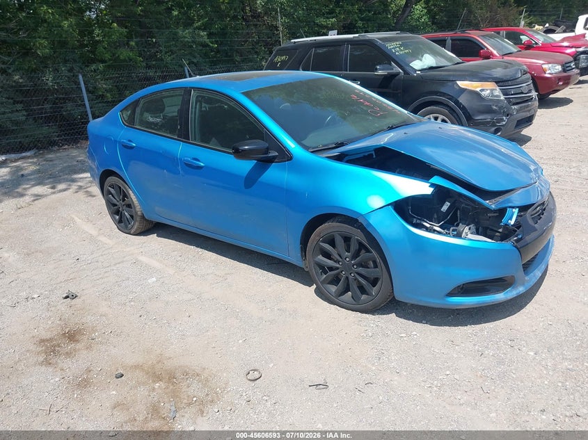 2016 Dodge Dart VIN 1C3CDFFAXGD820517 IAAI salvage auction — NORMAL WEAR, Clear (Indiana), sold $675 on 2026-08-09 (photo 1)
