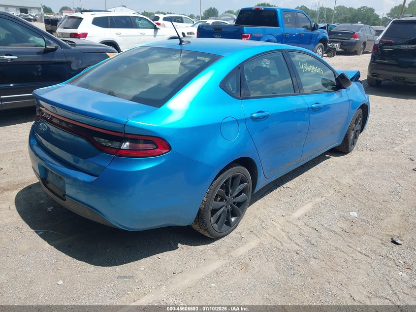 2016 Dodge Dart VIN 1C3CDFFAXGD820517 IAAI salvage auction — NORMAL WEAR, Clear (Indiana), sold $675 on 2026-08-09 (photo 4)