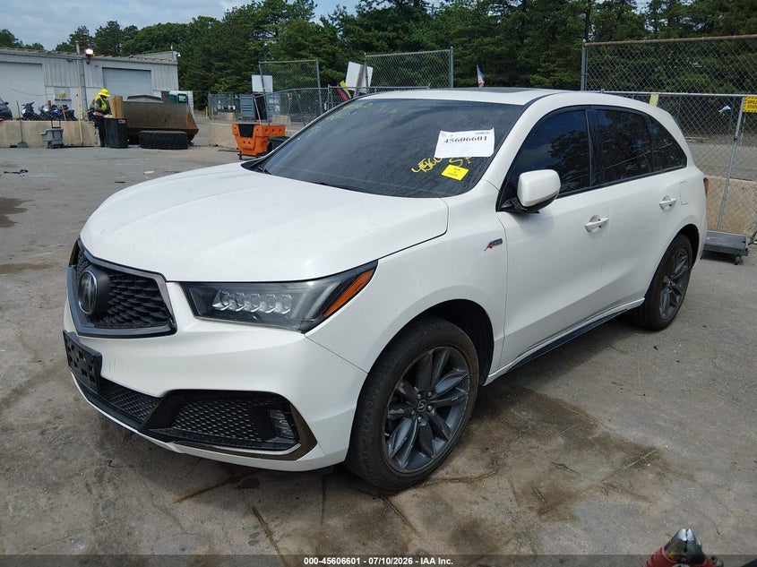 2019 Acura Mdx VIN 5J8YD4H05KL005054 IAAI salvage auction — UNDERCARRIAGE, Mv-907A (New York), sold $7,300 on 2026-08-25 (photo 2)