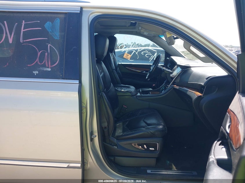 2015 Cadillac Escalade VIN 1GYS3JKJ9FR205102 IAAI salvage auction — WATER/FLOOD, Salvage Title, sold $8,600 on 2026-08-21 (photo 5)