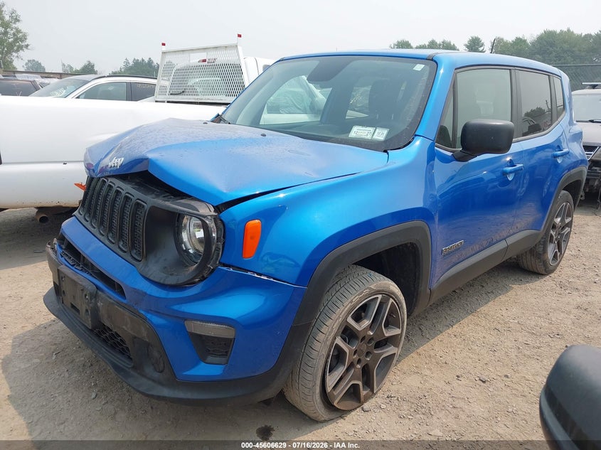 2020 Jeep Renegade VIN ZACNJBAB7LPL87785 IAAI salvage auction — FRONT END, Mv-907A (New York), sold $1,550 on 2026-08-13 (photo 2)