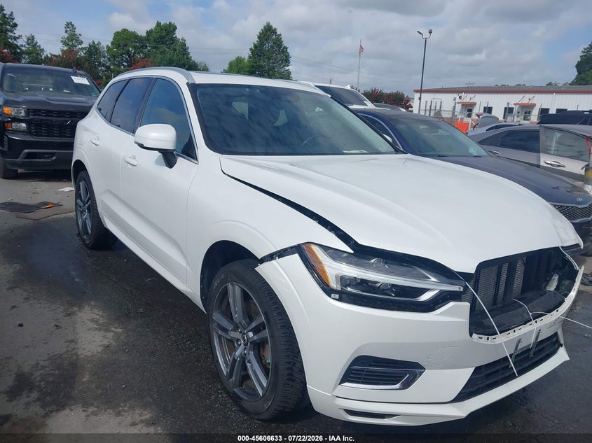 2020 Volvo Xc60 VIN YV4BR0DK8L1549659 IAAI salvage auction — FRONT END, Salvage (North Carolina), sold $10,700 on 2026-08-09 (photo 1)