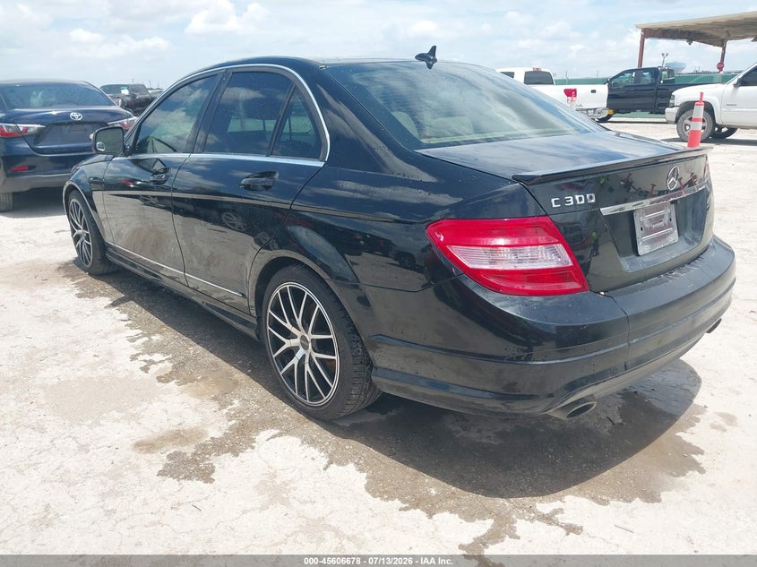 2009 Mercedes-benz C class VIN WDDGF54X99R078535 IAAI salvage auction — NORMAL WEAR, Original (Texas), sold $975 on 2026-08-03 (photo 3)