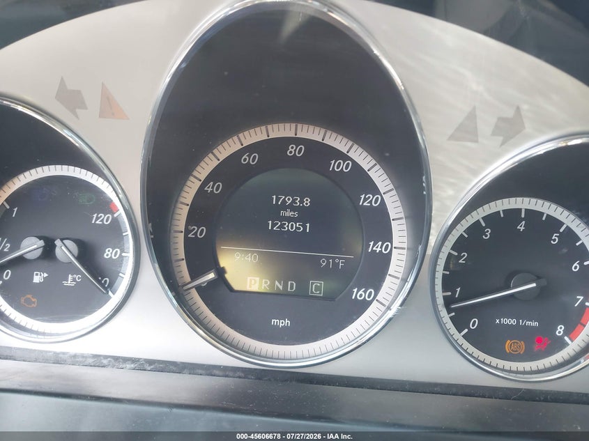 2009 Mercedes-benz C class VIN WDDGF54X99R078535 IAAI salvage auction — NORMAL WEAR, Original (Texas), sold $975 on 2026-08-03 (photo 7)
