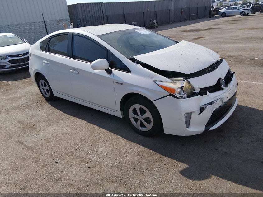 2014 Toyota Prius VIN JTDKN3DU1E1768130 IAAI salvage auction — FRONT END, Salvage (California), sold $875 on 2026-07-29 (photo 1)