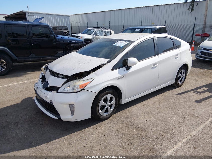 2014 Toyota Prius VIN JTDKN3DU1E1768130 IAAI salvage auction — FRONT END, Salvage (California), sold $875 on 2026-07-29 (photo 2)