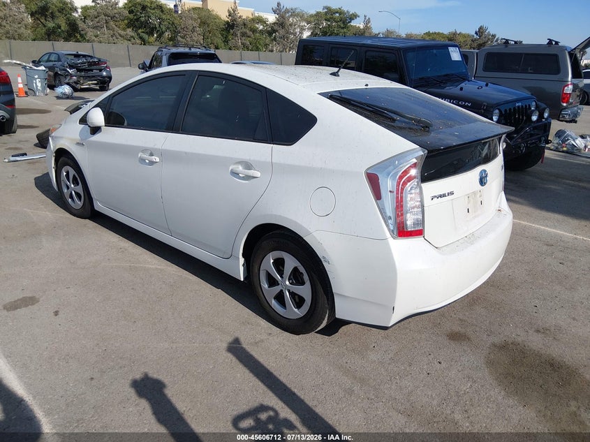 2014 Toyota Prius VIN JTDKN3DU1E1768130 IAAI salvage auction — FRONT END, Salvage (California), sold $875 on 2026-07-29 (photo 3)