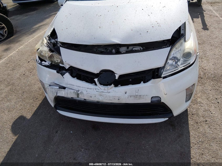 2014 Toyota Prius VIN JTDKN3DU1E1768130 IAAI salvage auction — FRONT END, Salvage (California), sold $875 on 2026-07-29 (photo 6)