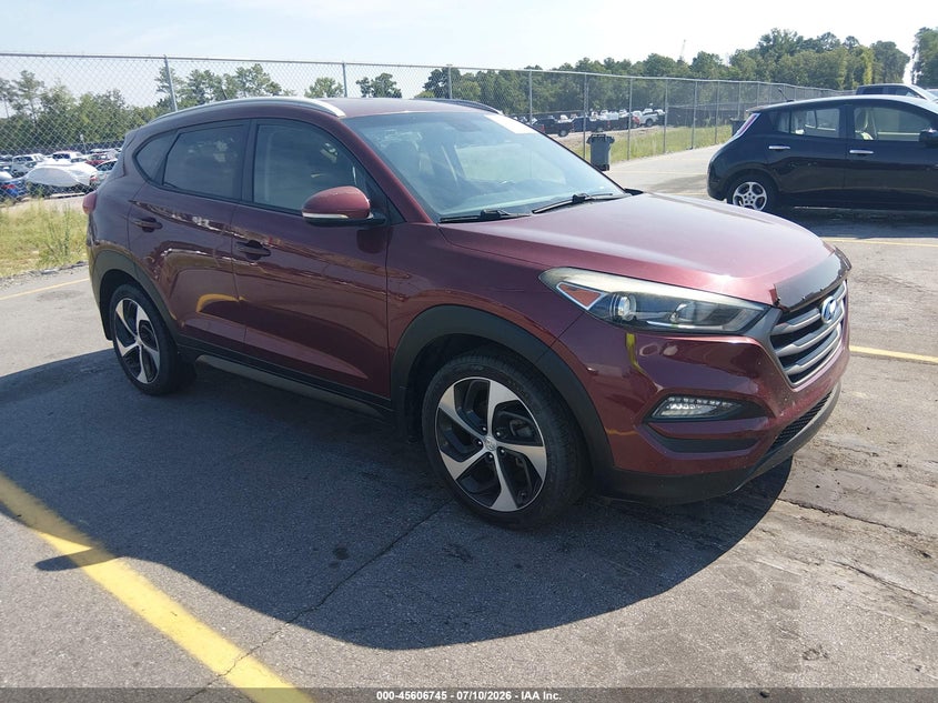 2016 Hyundai Tucson VIN KM8J3CA23GU080647 IAAI salvage auction — NORMAL WEAR, Repossession Paperwork (South Carolina), sold $1,900 on 2026-07-22 (photo 1)