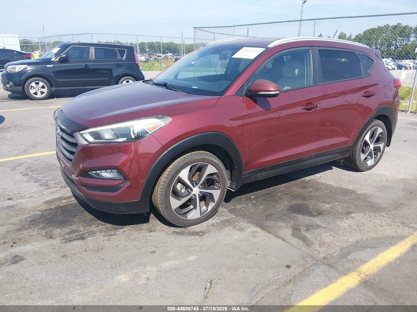 2016 Hyundai Tucson VIN KM8J3CA23GU080647 IAAI salvage auction — NORMAL WEAR, Repossession Paperwork (South Carolina), sold $1,900 on 2026-07-22 (photo 2)