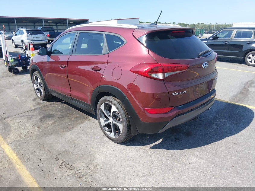 2016 Hyundai Tucson VIN KM8J3CA23GU080647 IAAI salvage auction — NORMAL WEAR, Repossession Paperwork (South Carolina), sold $1,900 on 2026-07-22 (photo 3)