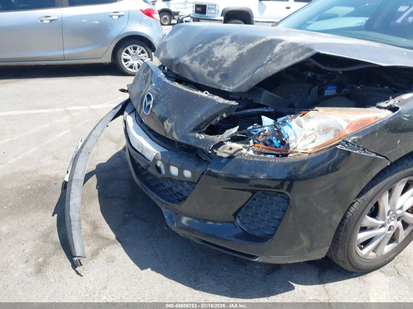 2012 Mazda 3 VIN JM1BL1L86C1610457 IAAI salvage auction — FRONT END, Salvage (California), sold $650 on 2026-07-30 (photo 6)