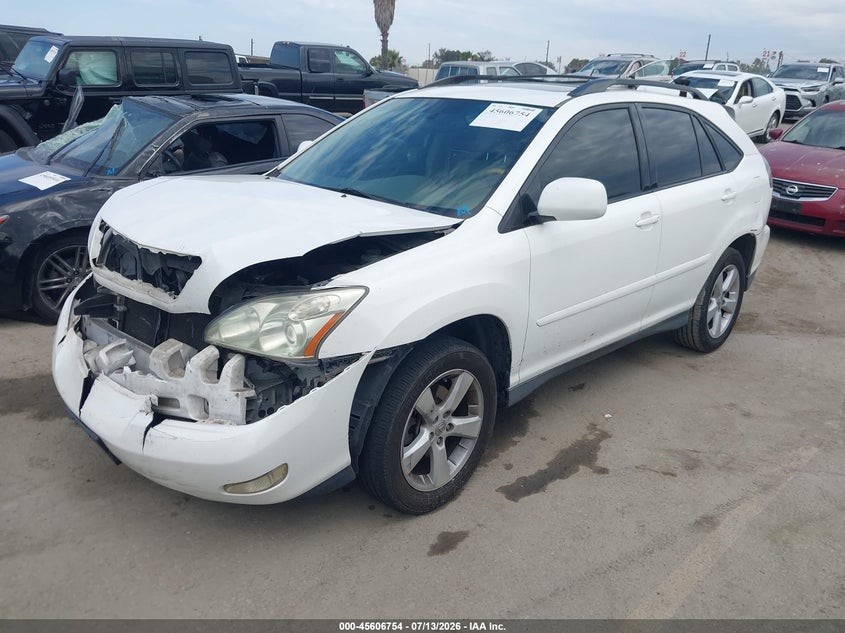 2006 Lexus Rx 330 VIN JTJGA31UX60065765 IAAI salvage auction — FRONT END, Salvage (California), sold $25 on 2026-07-29 (photo 2)