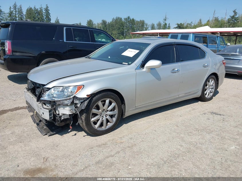 2007 Lexus Ls 460 VIN JTHGL46F575001908 IAAI salvage auction — FRONT END, Bill Of Sale (Washington), sold $1,050 on 2026-07-25 (photo 2)