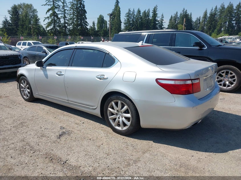 2007 Lexus Ls 460 VIN JTHGL46F575001908 IAAI salvage auction — FRONT END, Bill Of Sale (Washington), sold $1,050 on 2026-07-25 (photo 3)