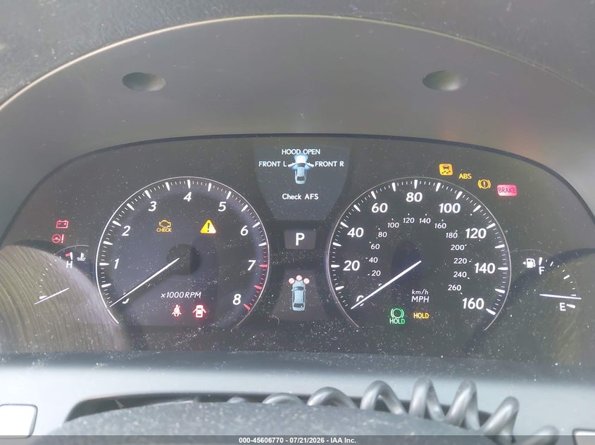 2007 Lexus Ls 460 VIN JTHGL46F575001908 IAAI salvage auction — FRONT END, Bill Of Sale (Washington), sold $1,050 on 2026-07-25 (photo 7)