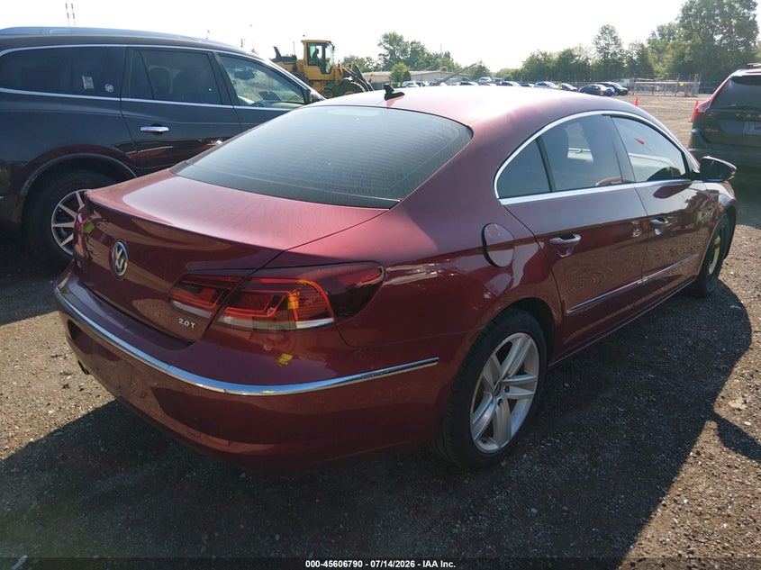 2015 Volkswagen Passat cc VIN WVWBN7AN9FE819775 IAAI salvage auction — NORMAL WEAR, Clear (Florida), sold $350 on 2026-07-24 (photo 4)
