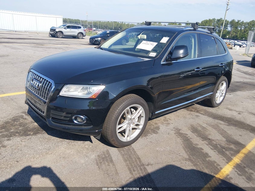 2015 Audi Q5 VIN WA1LFAFP2FA088777 IAAI salvage auction — NORMAL WEAR, Repossession Paperwork (North Carolina), sold $2,050 on 2026-07-22 (photo 2)