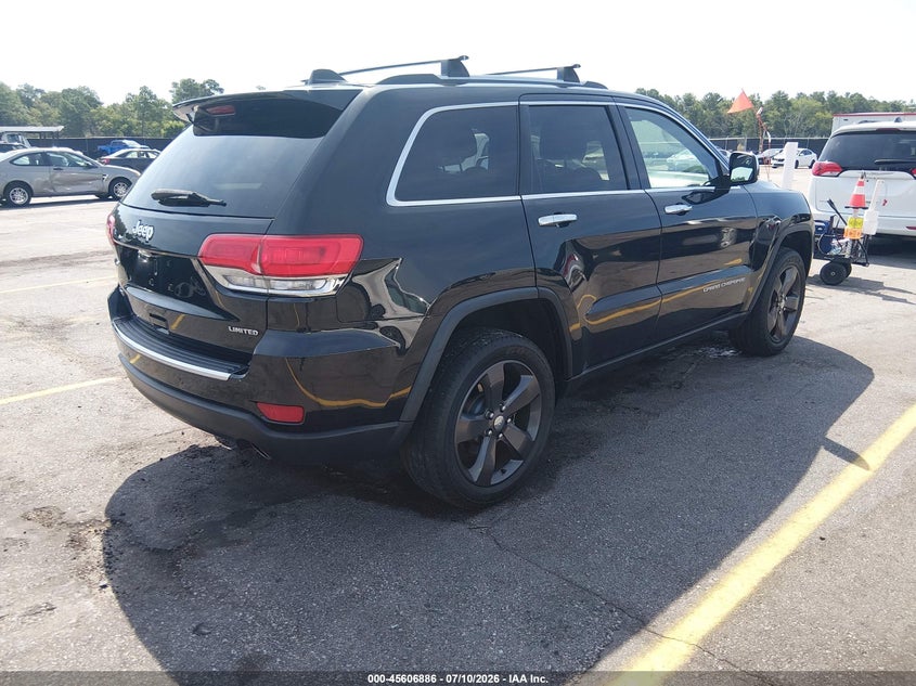 2014 Jeep Grand cherokee VIN 1C4RJFBG9EC299379 IAAI salvage auction — NORMAL WEAR, Repossession Paperwork (North Carolina), sold $4,500 on 2026-08-02 (photo 4)