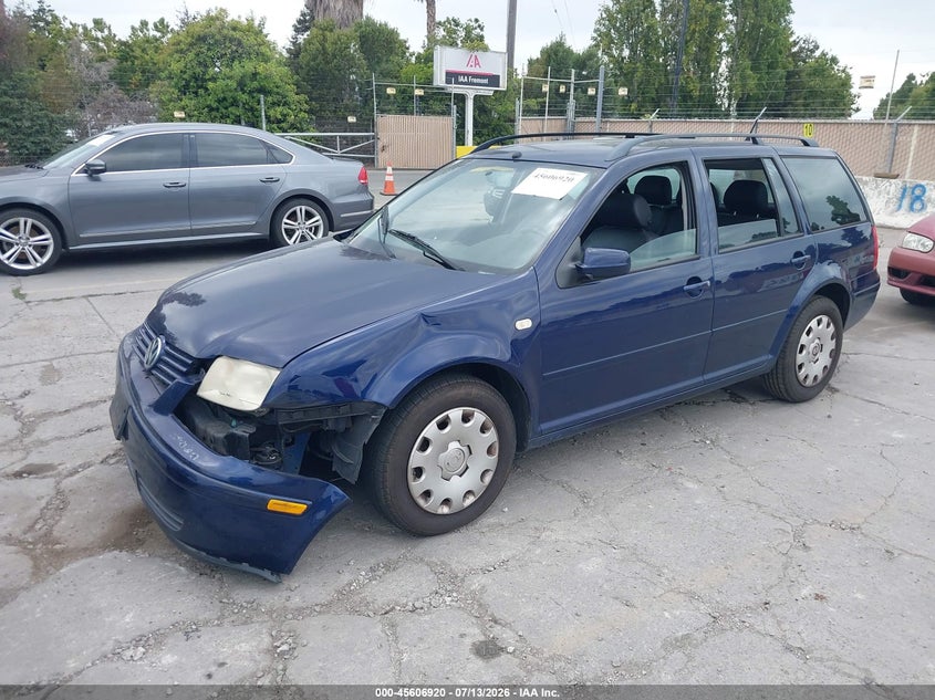 2003 Volkswagen Jetta VIN WVWSE61J03W313099 IAAI salvage auction — FRONT END, Salvage (California), sold $1,100 on 2026-08-10 (photo 2)