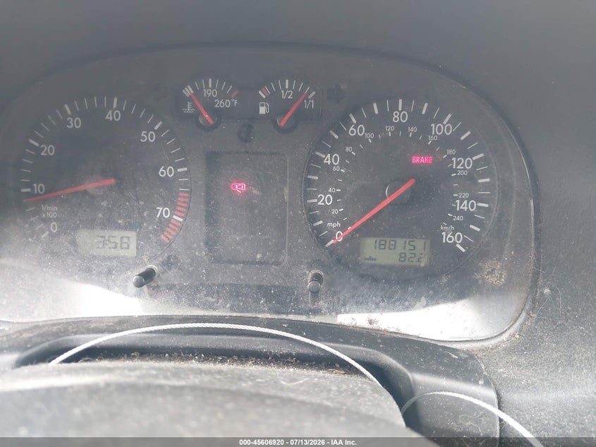 2003 Volkswagen Jetta VIN WVWSE61J03W313099 IAAI salvage auction — FRONT END, Salvage (California), sold $1,100 on 2026-08-10 (photo 7)