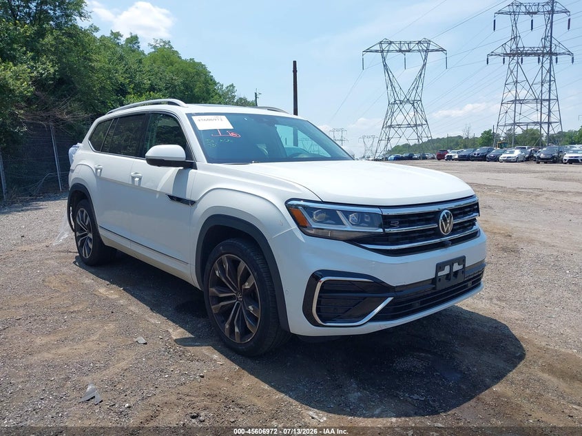 2021 Volkswagen Atlas VIN 1V2FR2CA6MC543873 — IAAI salvage auction photo