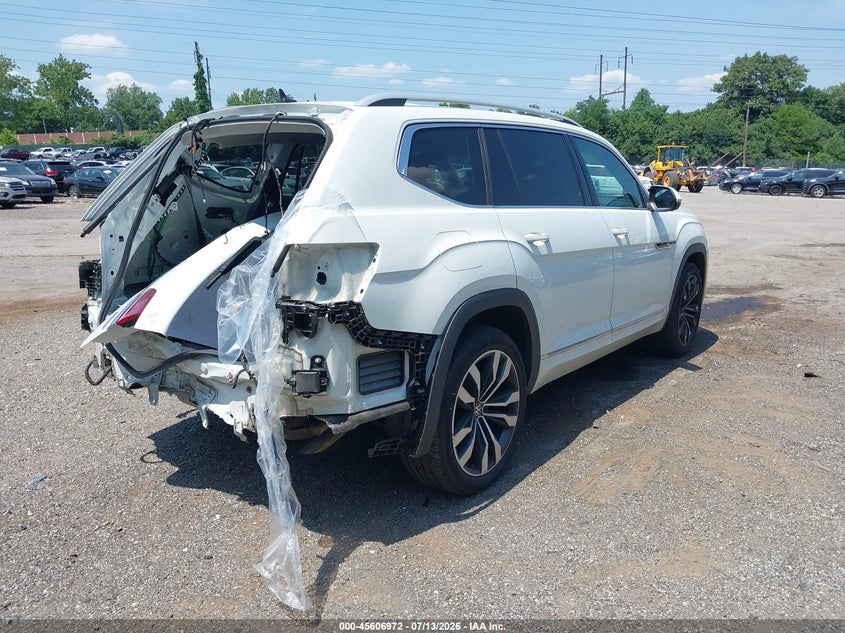 2021 Volkswagen Atlas VIN 1V2FR2CA6MC543873 IAAI salvage auction — REAR END, Salvage (Pennsylvania), sold $8,900 on 2026-08-21 (photo 4)