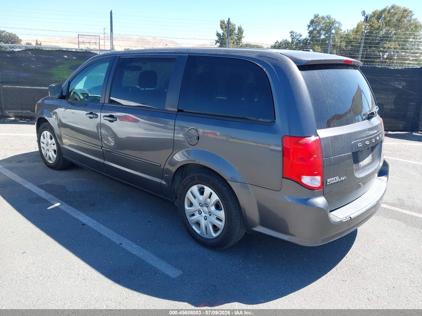 2017 Dodge Grand caravan VIN 2C4RDGBG0HR827979 IAAI salvage auction — NORMAL WEAR, Sf97 (California), sold $11,250 on 2026-07-30 (photo 3)