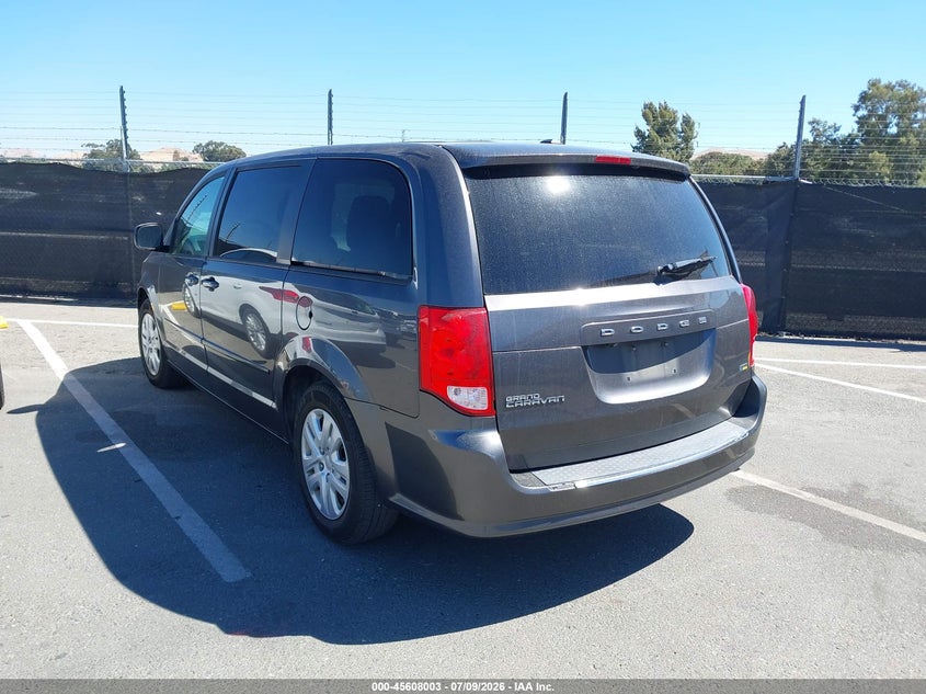 2017 Dodge Grand caravan VIN 2C4RDGBG0HR827979 IAAI salvage auction — NORMAL WEAR, Sf97 (California), sold $11,250 on 2026-07-30 (photo 6)