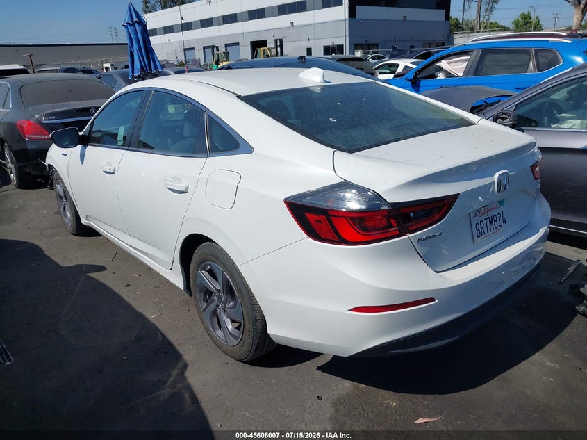 2020 Honda Insight VIN 19XZE4F59LE013926 IAAI salvage auction — FRONT END, Salvage Title, sold $2,800 on 2026-07-25 (photo 3)