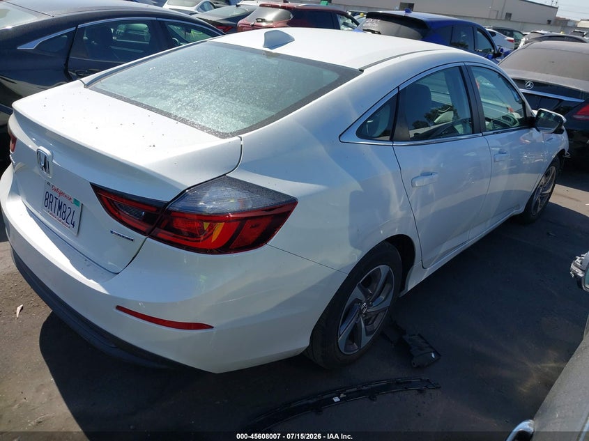 2020 Honda Insight VIN 19XZE4F59LE013926 IAAI salvage auction — FRONT END, Salvage Title, sold $2,800 on 2026-07-25 (photo 4)
