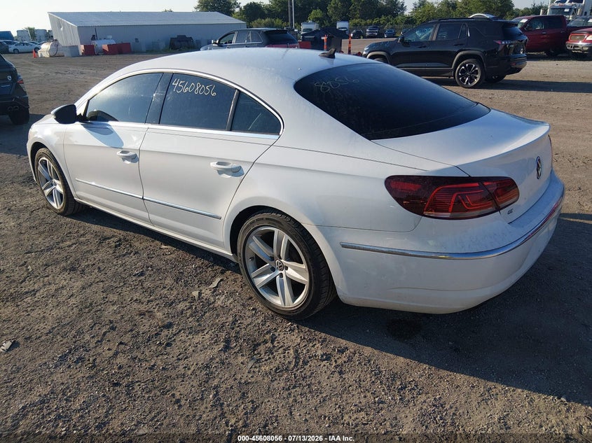 2014 Volkswagen Passat cc VIN WVWBP7AN1EE507250 IAAI salvage auction — NORMAL WEAR, Clear (Illinois), sold $1,100 on 2026-07-20 (photo 3)