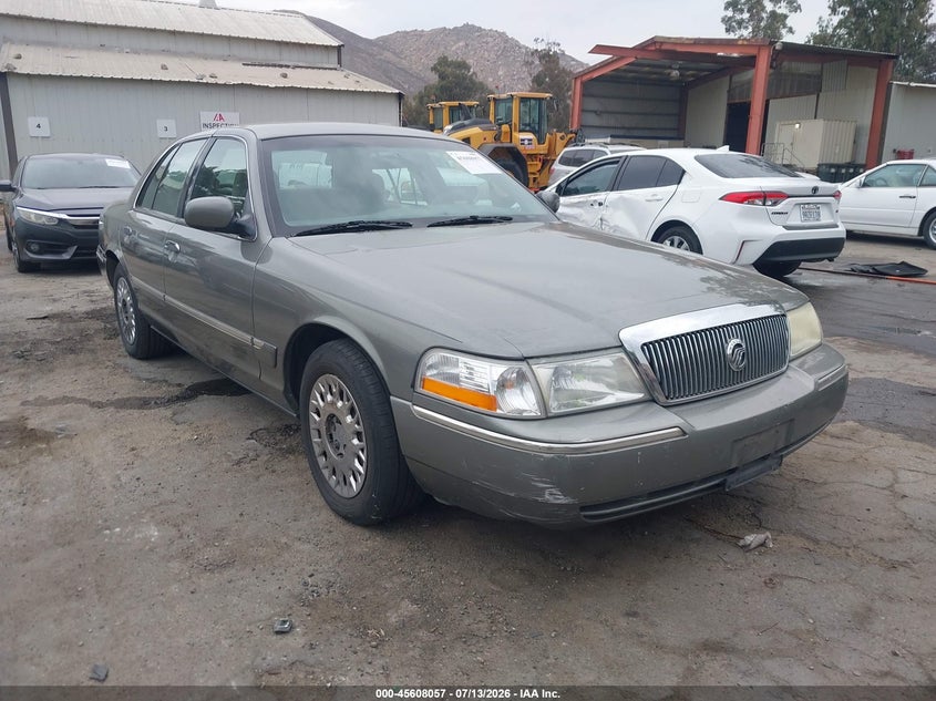 2003 Mercury Grand marquis VIN 2MEFM74W73X662023 IAAI salvage auction — NORMAL WEAR, Clear - Dealer Only (California), sold $25 on 2026-07-21 (photo 1)