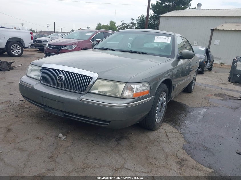 2003 Mercury Grand marquis VIN 2MEFM74W73X662023 IAAI salvage auction — NORMAL WEAR, Clear - Dealer Only (California), sold $25 on 2026-07-21 (photo 2)