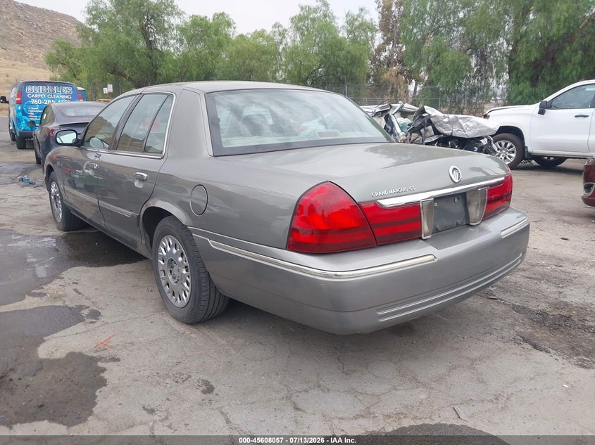 2003 Mercury Grand marquis VIN 2MEFM74W73X662023 IAAI salvage auction — NORMAL WEAR, Clear - Dealer Only (California), sold $25 on 2026-07-21 (photo 3)