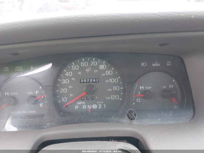 2003 Mercury Grand marquis VIN 2MEFM74W73X662023 IAAI salvage auction — NORMAL WEAR, Clear - Dealer Only (California), sold $25 on 2026-07-21 (photo 7)