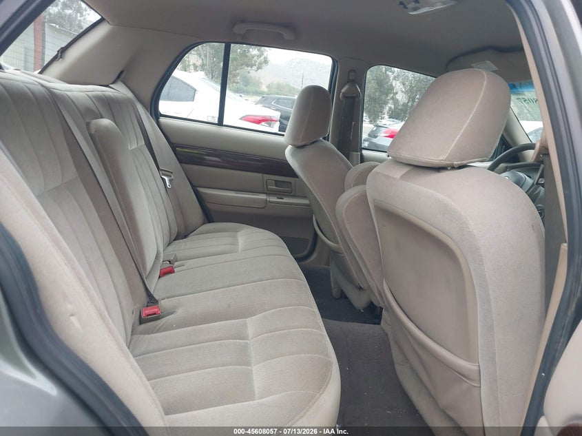2003 Mercury Grand marquis VIN 2MEFM74W73X662023 IAAI salvage auction — NORMAL WEAR, Clear - Dealer Only (California), sold $25 on 2026-07-21 (photo 8)