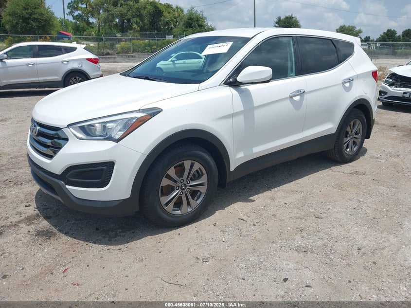 2016 Hyundai Santa fe VIN 5XYZT3LB8GG356178 IAAI salvage auction — NORMAL WEAR, Clear (Florida), sold $2,000 on 2026-07-16 (photo 2)