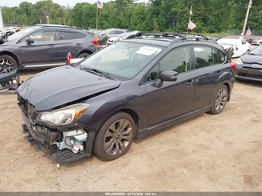 2015 Subaru Impreza VIN JF1GPAW64FH284731 IAAI salvage auction — FRONT END, Clear (Massachusetts), sold $425 on 2026-07-24 (photo 2)