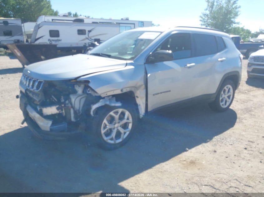 2024 Jeep Compass VIN 3C4NJDBN2RT110342 IAAI salvage auction — LEFT FRONT, Salvage Title, sold $9,500 on 2026-07-30 (photo 2)