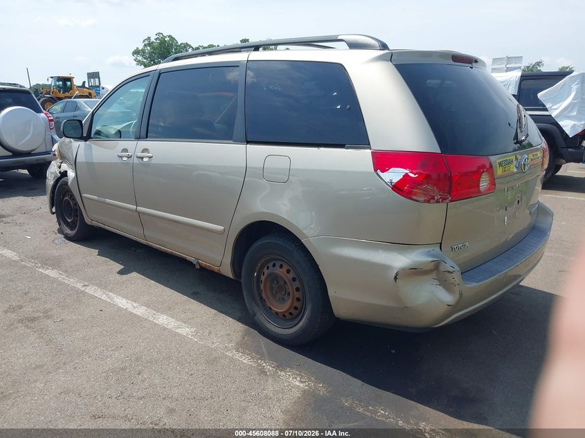 2007 Toyota Sienna VIN 5TDZK23C17S002124 IAAI salvage auction — NORMAL WEAR, Clear (New Jersey), sold $575 on 2026-07-27 (photo 3)