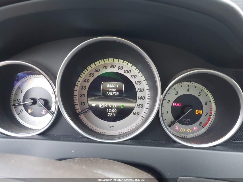 2013 Mercedes-benz C-klasse VIN WDDGF4HB4DR247426 IAAI salvage auction — NO DAMAGE, Clear (Alabama), sold $25 on 2026-07-22 (photo 7)