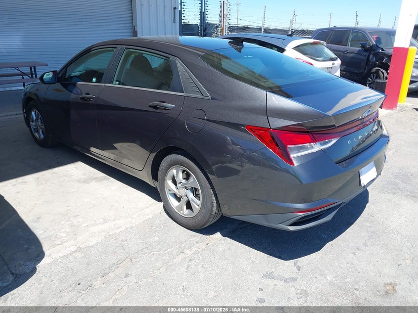 2021 Hyundai Elantra VIN 5NPLL4AG6MH038056 IAAI salvage auction — NORMAL WEAR, Sf97 (California), sold $11,325 on 2026-07-30 (photo 3)
