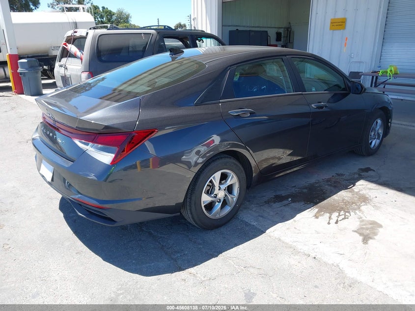 2021 Hyundai Elantra VIN 5NPLL4AG6MH038056 IAAI salvage auction — NORMAL WEAR, Sf97 (California), sold $11,325 on 2026-07-30 (photo 4)