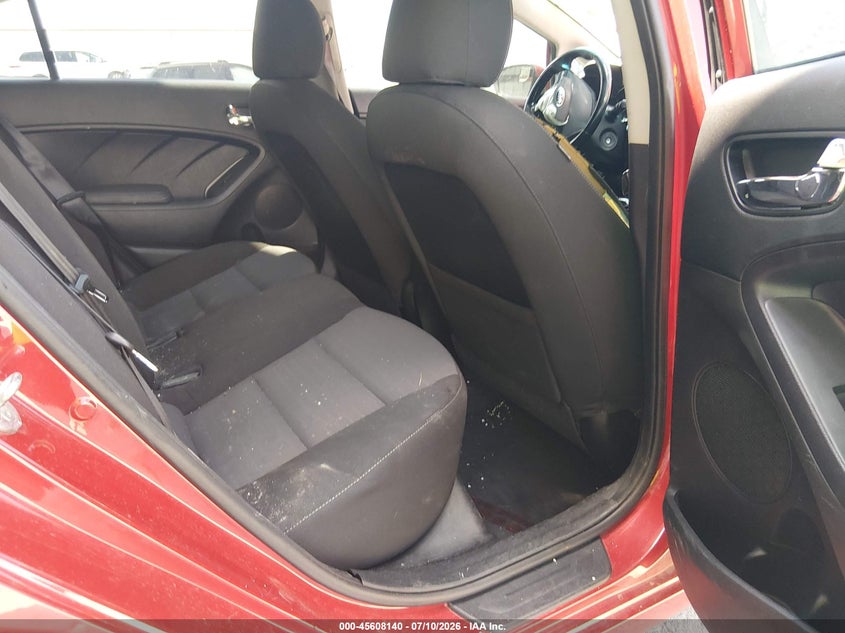 2017 Kia Forte VIN 3KPFL4A73HE127445 IAAI salvage auction — FRONT & REAR, Salvage Title, sold $450 on 2026-08-27 (photo 8)